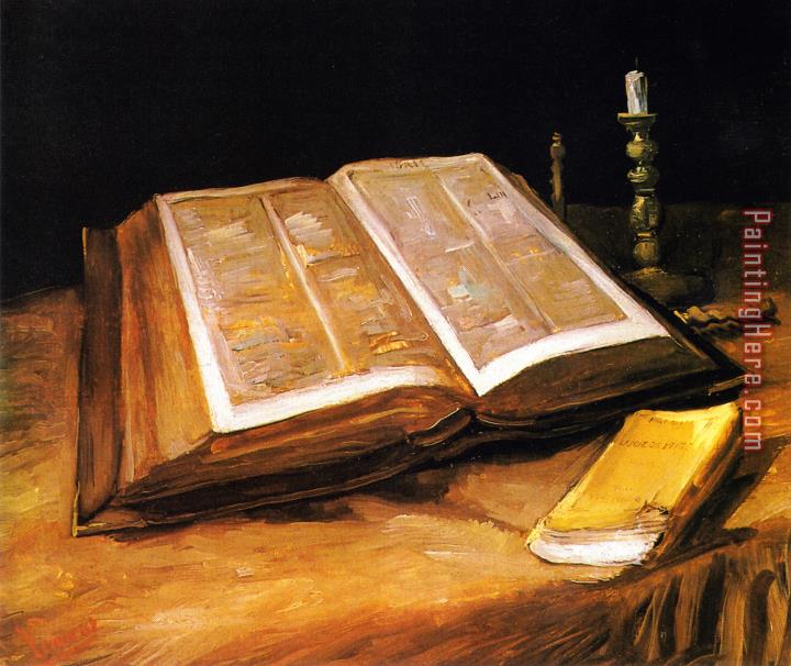 Vincent van Gogh Still Life with Bible